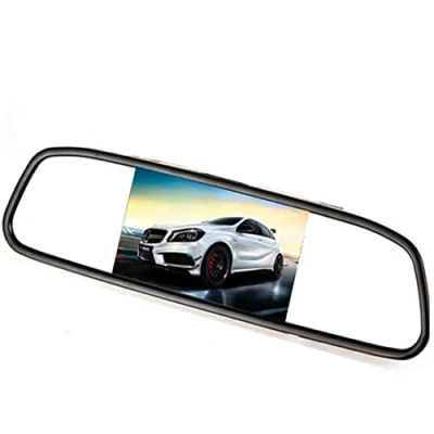 Abbildung von Auto Wayfeng WF® 5 Zoll LCD 16: 9 TFT Bildschirm Fahrzeug Rückspiegel Monitor für DVD/VCR/Auto Rückfahrkamera (DC 12 V/PAL/NTSC / 2 Wege Video Eingänge)