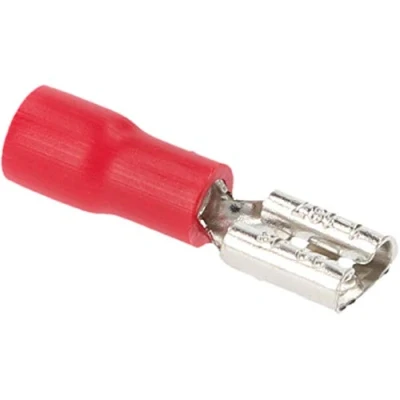 Abbildung von CARTREND 10479 Flachsteckhülsen Set Rot 4,8 mm, 20 teilig