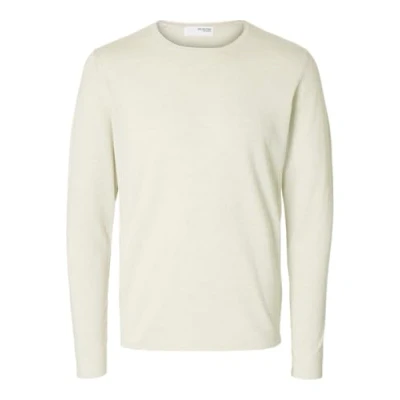 Abbildung von Selected Homme Slhrome LS CREW NECK B NOOS Strickpullover, Herren, Größe: Small, Oatmeal