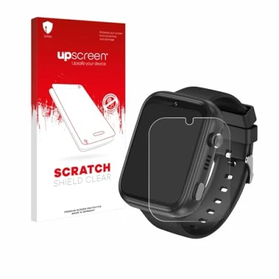 Abbildung von upscreen Schutzfolie für Okyuk 4G Kids Smartwatch Kristall klar, Kratzschutz, Anti Fingerprint
