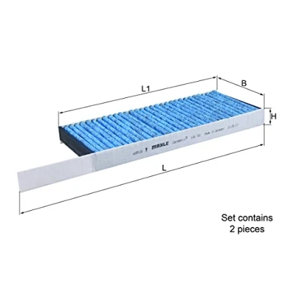 Abbildung von Filter, Innenraumluft MAHLE ORIGINAL LAO 751/S