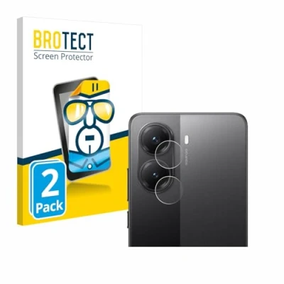 Abbildung von BROTECT (2 Stück Schutzfolie für Xiaomi Poco X7 Pro (NUR Kameraschutz) Displayschutz Folie Ultra Klar