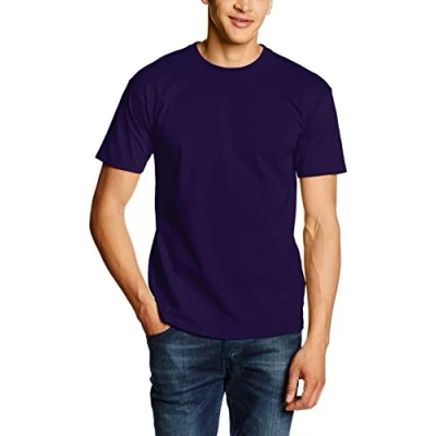 Abbildung von Fruit of the Loom Herren Valueweight Short Sleeve T Shirt, violett, XL