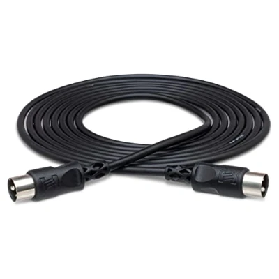 Abbildung von Hosa MID 315BK, MIDI Cable, 5 pin DIN to Same, 15 ft
