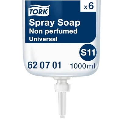 Abbildung von 6x Tork unparfümierte Sprayseife S11 1L Handwaschlotion