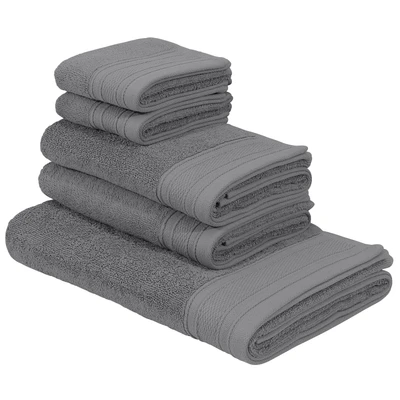 Abbildung von Bruno Banani Handtuch Set &quot;Robby&quot;, (Set, 5 St.), Duschtücher, Handtücher, Gästetücher, tlg), 100% Baumwolle