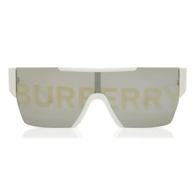 Abbildung von Burberry Herren BE4291 3007/H Gläser SONNENBRILLEN Nylon Weiß Grau Quadratisch Normal Dekoration