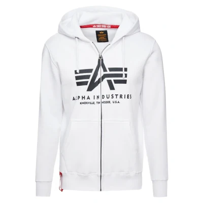 Abbildung von Alpha Industries Sweatjacke, Herren, Größe: Large, White