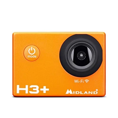 Abbildung von Midland H3+ Full HD Action Kamera, C1235.01 mit WiFi, 2&#039;&#039; LC Display und Bildstabilisator, schwarz/orange