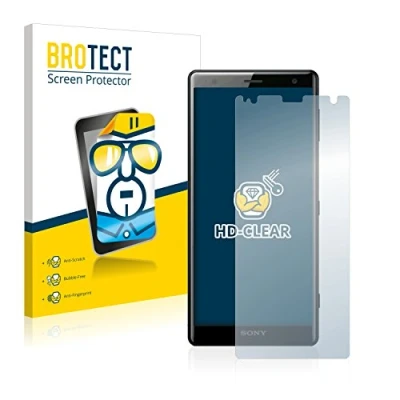 Abbildung von BROTECT (2 Stück Schutzfolie für Sony Xperia XZ2 Displayschutz Folie Ultra Klar