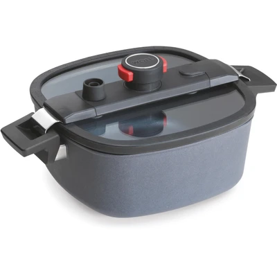 Abbildung von WOLL Made in GERMANY Dampfgartopf &quot;Active Lite&quot;, Aluminiumguss, (1 tlg., Germany), Dampfkochtopf, incl. Active Lite Deckel, Induktion, 5,5 Liter