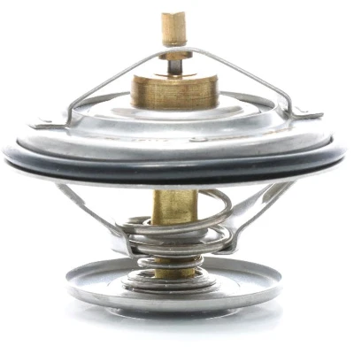 Abbildung von METZGER 4006024 Kühlwasserthermostat 87 mit Dichtung MERCEDES BENZ: W124 T modell, S Klasse Limousine, 190, SSANGYONG: Rodius I