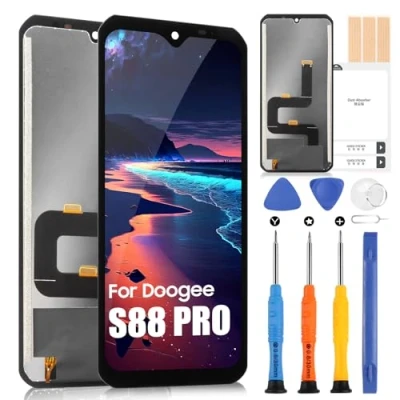 Abbildung von LCD Display für Doogee S88 PRO / Plus Bildschirm 6,3 Zoll Ersatz des Bildschirms Reparaturteile Touchscreen Digitizer Assembly mit Reparatur Set