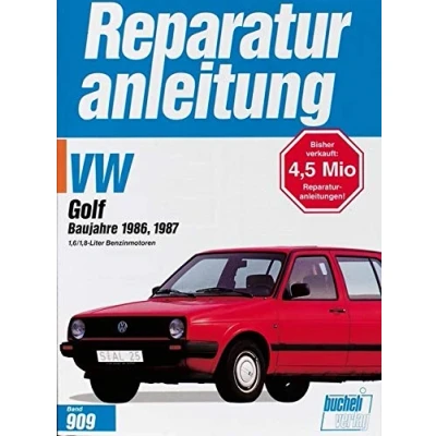 Abbildung von VW Golf C / CL GL GTi 16V 1986 1987 (Reparaturanleitungen)