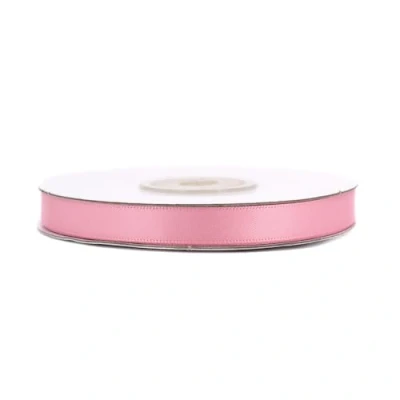 Abbildung von Doppelseitiges Satinband 10mm x 20m Rolle FARBAUSWAHL in 6/10/25/38mm farbecht &amp; waschbar Schleifenband für Hochzeit Geschenkband zum Verpacken Dekorieren Basteln Rosa 148