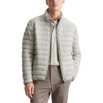 Abbildung von Marc O&#039;Polo TWIN Needle ZIP Pockets Elastic Binding Übergangsjacke, Herren, Größe: Large, Dapple gray