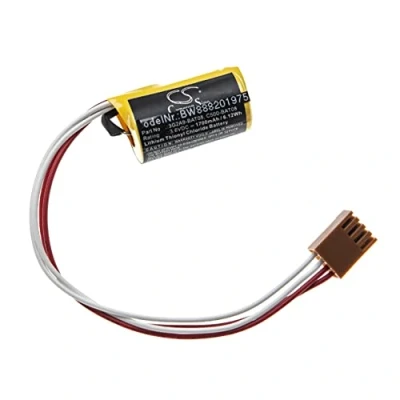 Abbildung von vhbw Batterie Ersatz für Omron 3G2A9 BAT08, C500 BAT08 PLC Programmable Logic Controller (1700mAh, 3,6V, Li SOCl2)