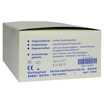 Abbildung von Gotha SILK Heftpfl.seide 2,5 cmx10 m 12 St