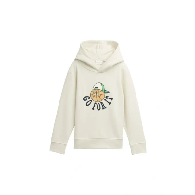 Abbildung von TOM Tailor Special Artwork Kapuzenpullover für Kinder, Größe: 128/134, Greyish white