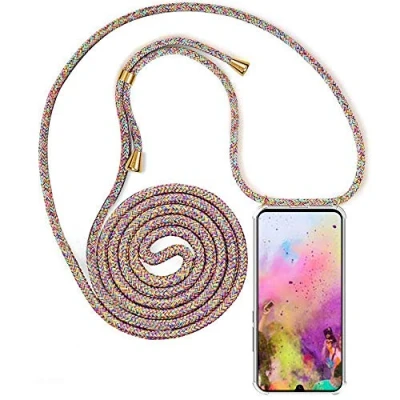 Abbildung von YuhooTech Handykette Hülle Kompatibel mit Xiaomi Mi 10T Lite 5G Handyhülle, Smartphone Necklace Band Handyhülle Kordel Umhängenband Schnur Case zum umhängen