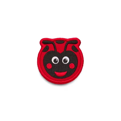 Abbildung von Affenzahn Klett Badge Marienkäfer Schwarz