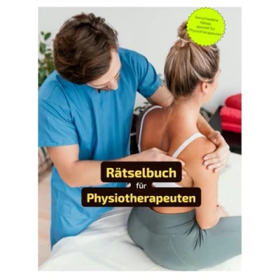 Abbildung von Ein Kreuzworträtsel Buch für Physiotherapeuten und Osteopathen mit Begriffen aus Heilberufen.: Rätsel Knobelei in einem Kreuzworträtselheft Osteopathen.