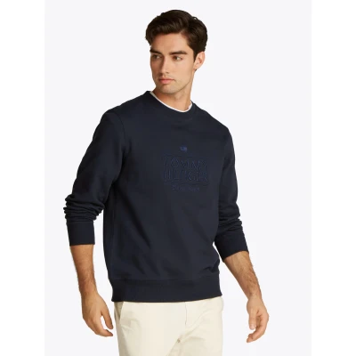 Abbildung von Tommy Hilfiger Embro LOGO Sweatshirt, Herren, Größe: Small, Desert sky
