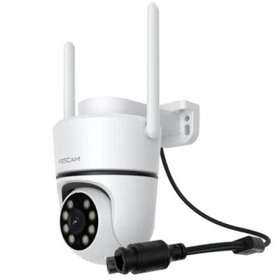 Abbildung von Foscam PD5 3K 5 MP WLAN Überwachungskamera mit Schwenk &amp; Neigefunktion und automatischer Verfolgung, Zwei Wege Audio, Nachtsicht in Farbe, IP65 Wasserfest