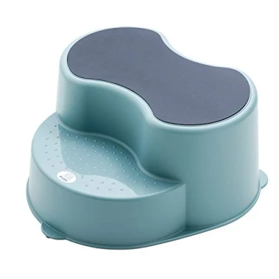 Abbildung von Rotho Babydesign TOP Kinderschemel, Anti Rutsch Trittfläche, Lagoon (Blau), 20005 0292