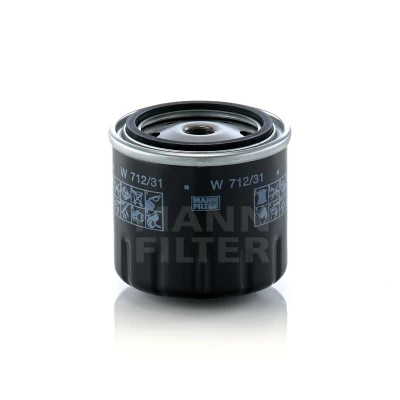 Abbildung von MANN FILTER W 712/31 Ölfilter M 14 X 1.5 mit einem Rücklaufsperrventil Anschraubfilter