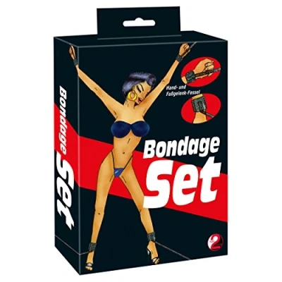 Abbildung von Fessel „Bondage Set“ mit Hand und Fußmanschetten