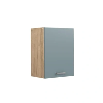 Abbildung von Vicco Hängeschrank R Line, Blau Grau/Goldkraft Eiche, 45 cm