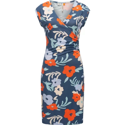 Abbildung von Ragwear Sommer Crupi Jerseykleid, Damen, Größe: Large, Petrol