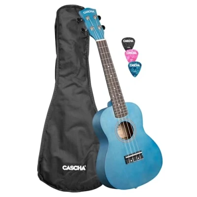 Abbildung von Cascha CUC103 Linden Konzert Ukulele Blue