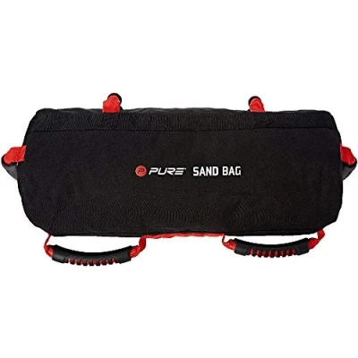 Abbildung von Pure2Improve 2Improve Sandsack Sandsack, Schwarz/Rot, One Size, p2i100160 20kg (4X 5kg Einzelsäcke)