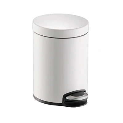 Abbildung von helit H2403605 Tret Abfallbehälter „the silent“ 20L, weiß