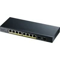 Abbildung von ZYXEL GS1100 10HP. UNMANAGE POE 8X GIGABIT. 2X Fiber UPLINK. 130 WATT V3