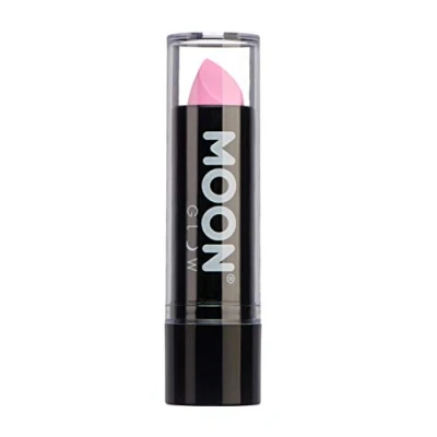 Abbildung von Moon Glow Neon UV Lippenstift, leuchtender neonfarbener leuchtet unter Strahlung (Pastellrosa, 1 Stück)