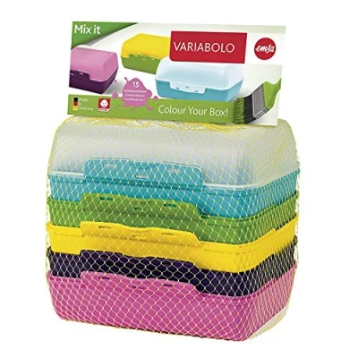 Abbildung von emsa Lunchbox 14 cm hoch farbsortiert