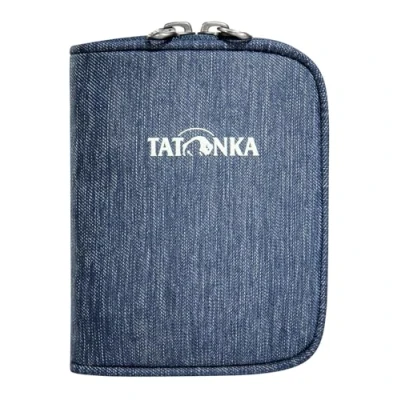 Abbildung von Tatonka Geldbeutel Zipped Money Box Geldbörse mit Platz für 4 Kreditkarten, Münzgeldfach und extra Reißverschlussfach im Inneren 9 x 11 2 cm navy
