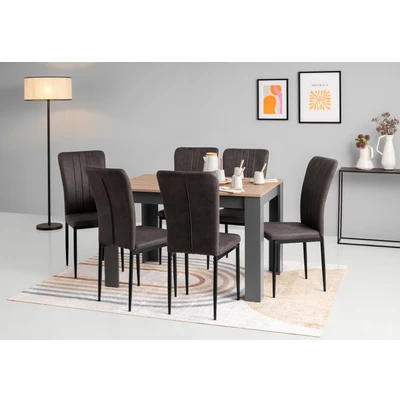 Abbildung von Home affaire Essgruppe &quot;Bergamo&quot;, (Set, 5 tlg.), moderne teilige Essgruppe, erhältlich in vielen Größen und Farben