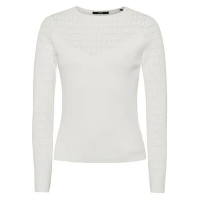 Abbildung von zero MIT U BOOT Ausschnitt Strickpullover, Damen, Größe: 44, Offwhite