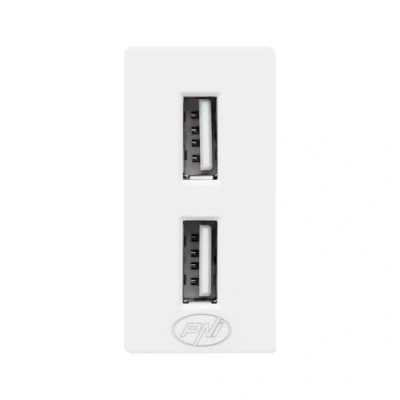 Abbildung von PNI UB20 5V 2,4A Modular Einbausteckdose Typ F 1/2 für RM101W RM202W Glasrahmen