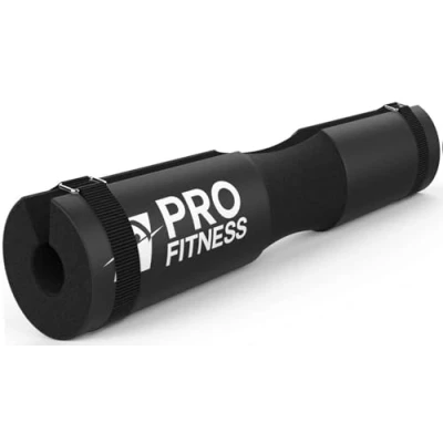 Abbildung von ProFitness Langhantel Pad, Schulterstütze für Kniebeugen, Ausfallschritte und Hüftstoß, olympische oder Standardstangen (Jet Black)