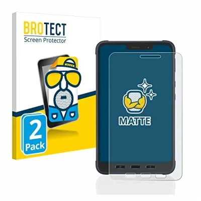 Abbildung von BROTECT Entspiegelungs Schutzfolie für Samsung Galaxy Tab Active 3 Enterprise Edition LTE (2 Stück) Matte Displayschutz Folie, Anti Fingerprint