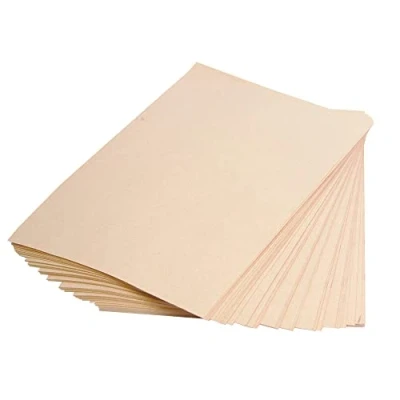 Abbildung von Clairefontaine 975001C Ries Kraftpapier (ideal für Trockentechnicken, 120 g DIN A4, 21 x 29,7 cm, 25 Blatt) kartonbraun