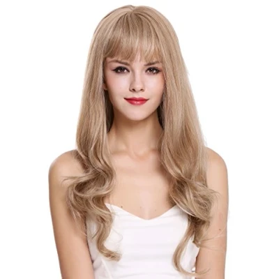Abbildung von WIG ME UP H950D 27/613A Perücke Damenperücke lang Pony glatt gewellte Spitzen Blond Mix