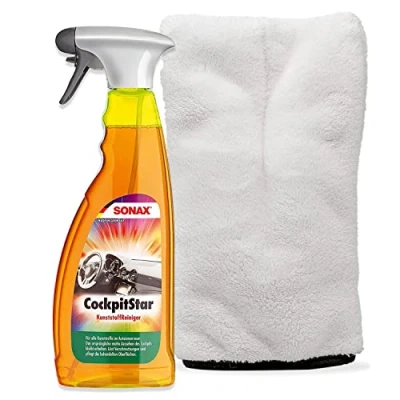 Abbildung von detailmate Innenraumreiniger Set: SONAX Cockpit Star 750ml Mikrofaser Präzisionshandschuh 1000GSM