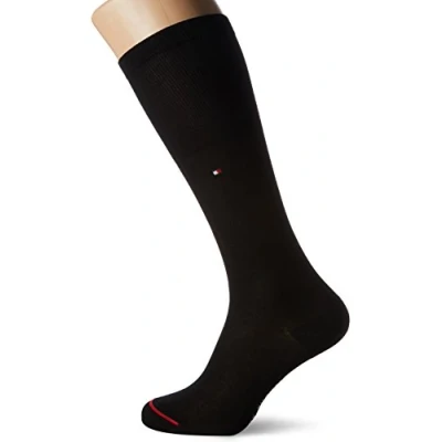 Abbildung von Tommy Hilfiger Kniestrümpfe, Herren, Größe: 39 42, Black