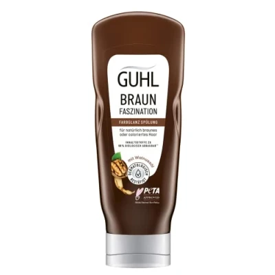 Abbildung von Guhl braun Faszination Spülung Inhalt: 200 ml Haartyp: brünett,